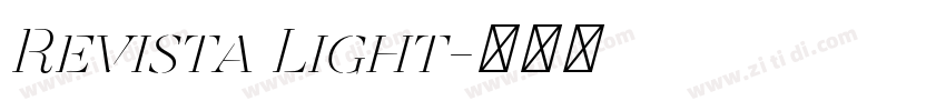 Revista Light字体转换 Revista Light字体转换
